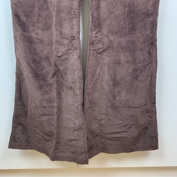 Madewell Perfect Vintage Flare Pant Corduroy Dark Coffee Brown NEW Size 33 - Picture 3 of 12